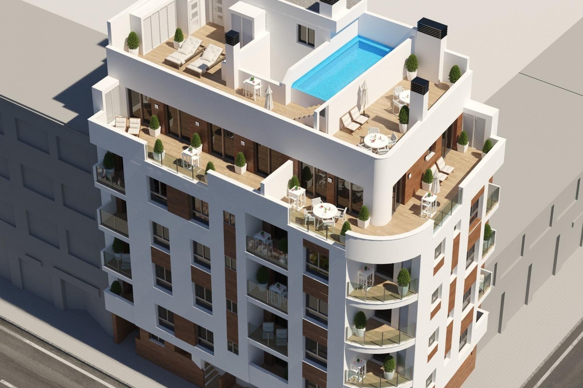 Neue Gebäude - Apartment - Torrevieja - Centro