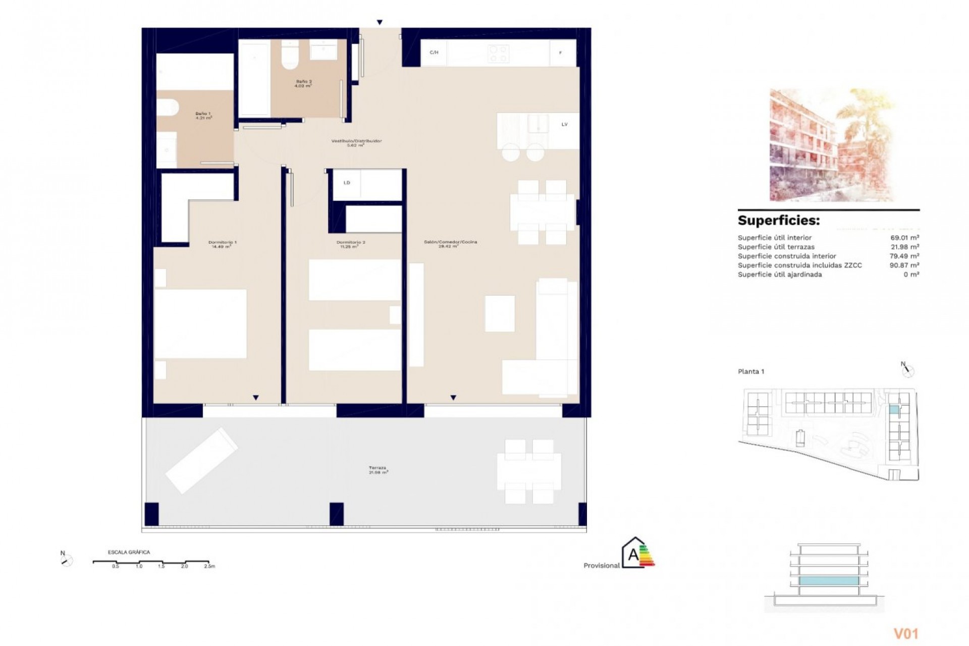 Nowy budynek - Apartment - Denia - Puerto